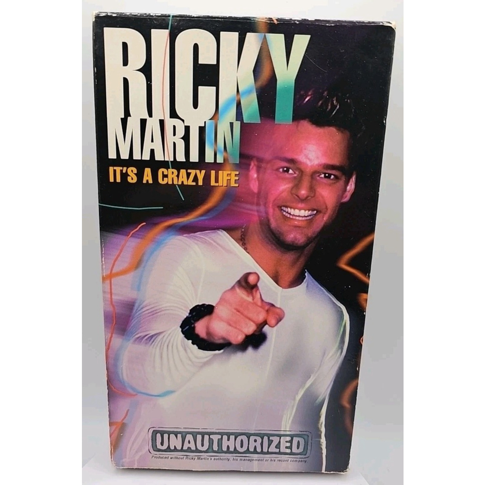 Ricky Martin : It's A Crazy Life (VHS Tape, 1999) Unauthorized Documentary